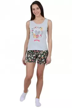 Пижама трикотажная Мышонок (серая)