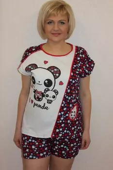 Пижама трикотажная Панда