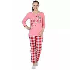 Пижама трикотажная Петуния (розовая)