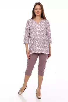 Пижама трикотажная Регина (кофейная) рр