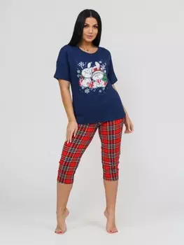 Пижама трикотажная Сара (зайцы)