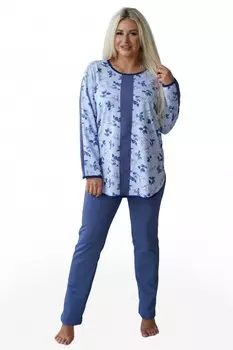 Пижама трикотажная Селеста (голубая)