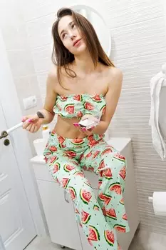 Пижама трикотажная Стефания (арбузы)