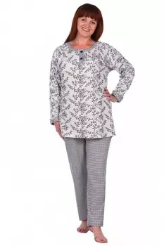 Пижама трикотажная Тамара (темно-синяя)
