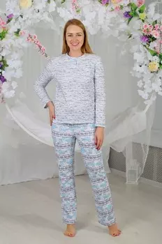 Пижама трикотажная Тильда (серая) рр