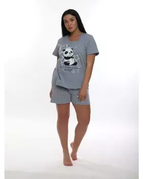 Пижама трикотажная Томми (серая) рр