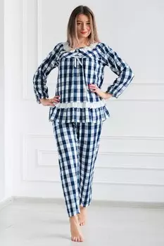 Пижама трикотажная Варна (синяя)