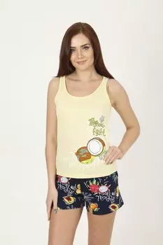 Пижама трикотажная Велия (фрукты)