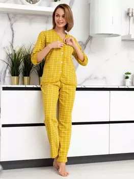 Пижама трикотажная Вииво (клетка) рр