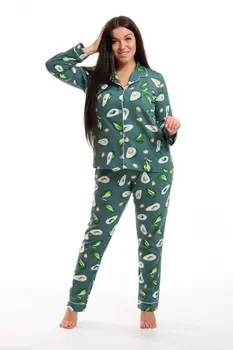 Пижама трикотажная Януки (авокадо)