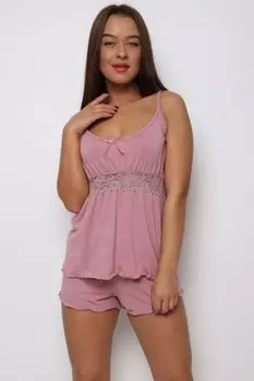 Пижама вискоза Премиум (розовая)