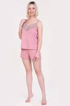 Пижама вискозная Мария (коралловая) рр