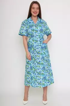 Платье бязевое Беренис (голубое) рр