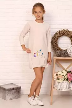 Платье детское Рада (бежевое) рр