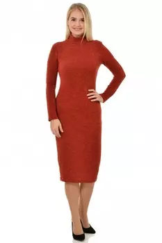 Платье из ангоры Беттина (терракотовое)