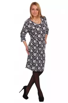 Платье из ангоры Кейси (цветы)