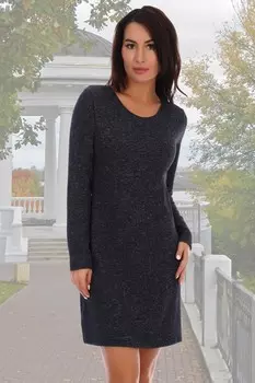 Платье из кашемира Мария (графитовое) рр