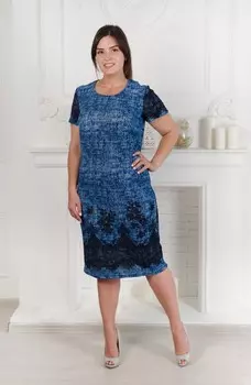 Платье креповое Габриэль (в ассортименте)