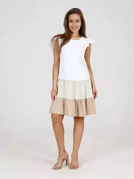 Платье льняное Арифа (бежевое)