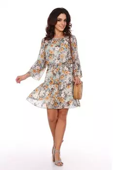 Платье шифоновое Филомена (ментоловое) рр