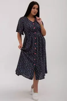 Платье штапельное Агнес