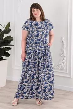 Платье штапельное Даниэла (сирень)