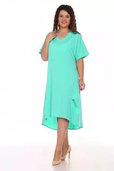 Платье штапельное Делайн (ментоловое)