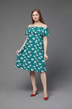 Платье штапельное Джуана (зеленое) рр