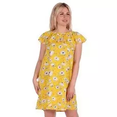 Платье штапельное Джуана (желтое)