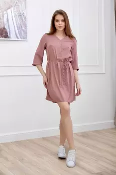 Платье штапельное Нилэйла (кофейное)