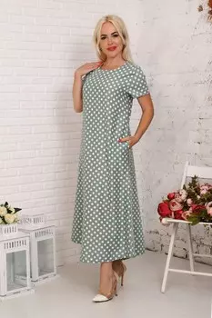 Платье штапельное Осанна (фисташковое)