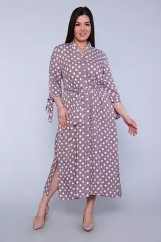 Платье штапельное Париса (бежевое)