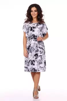 Платье штапельное Жади (серое) рр