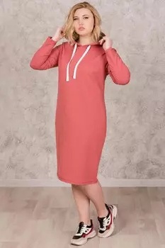 Платье трикотажное Адалинда (терракотовое)