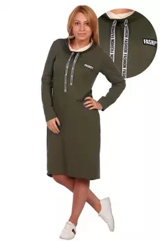 Платье трикотажное Аделэйс (хаки) рр