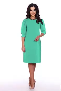 Платье трикотажное Аделисия (ментоловое)