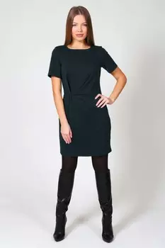 Платье трикотажное Адена (темно-синее)