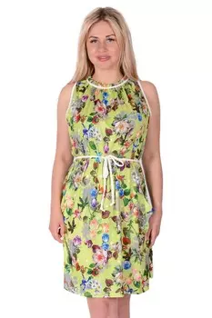 Платье трикотажное Адерин (салатовое)