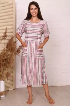 Платье трикотажное Альфа (бежевое)