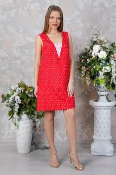 Платье трикотажное Аланис (красное)