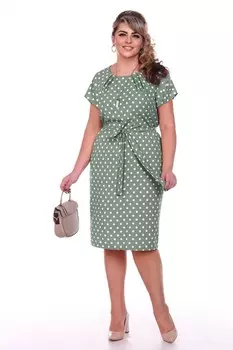 Платье трикотажное Алексис (фисташковое) рр