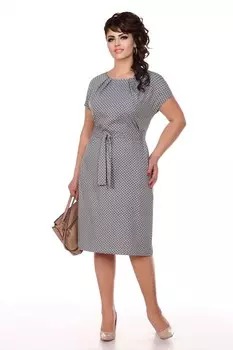 Платье трикотажное Алексис (серое)