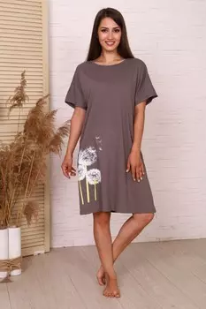 Платье трикотажное Алсу (серое) рр