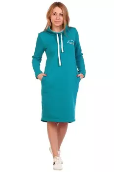 Платье трикотажное Алвена (изумрудное) рр