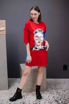 Платье трикотажное Амали