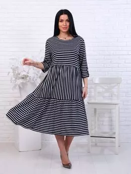 Платье трикотажное Амика