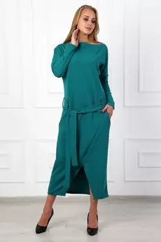 Платье трикотажное Анабелла (зеленое)