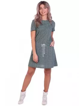 Платье трикотажное Анстей (зеленое) рр