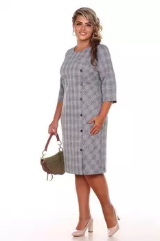 Платье трикотажное Аполлона (серое) рр