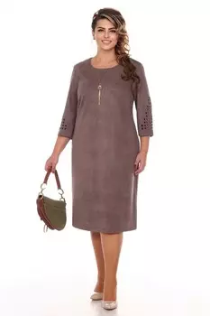 Платье трикотажное Архелия (мокко)